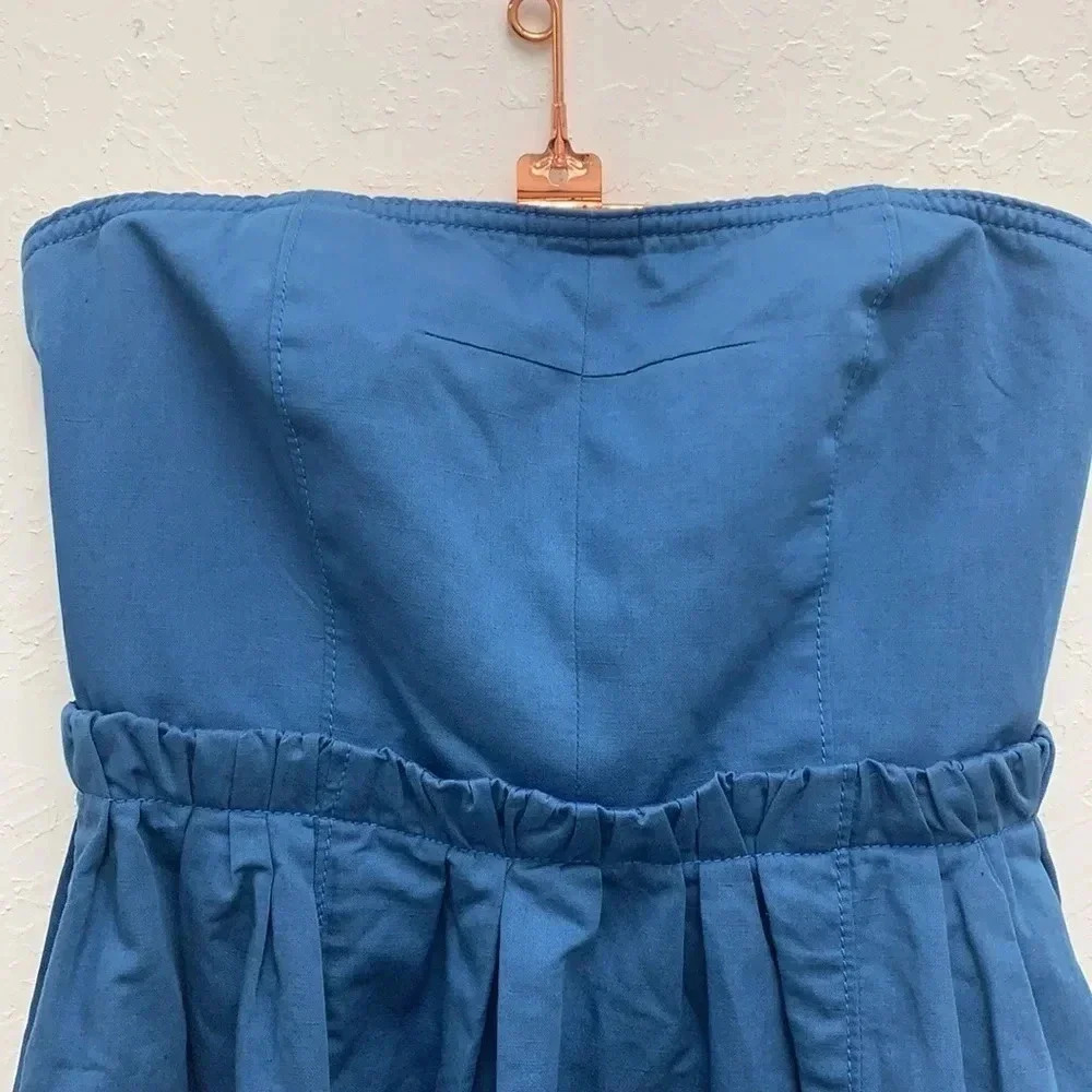 Marc by Marc Jacobs Periwinkle Kline Pleated Blue Dress Size 0 - Picture 3 of 8